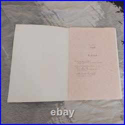 RARE SIGNED 3x Michelin Chef Paul Bocuse Vintage Walt Disney World Menu 1985