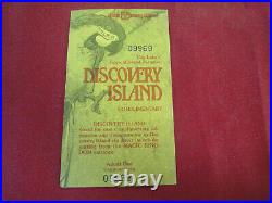 RARE Unused Discovery Island Complementary Ticket Walt Disney World Ticket 1980