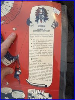 RARE VTG 1972 Walt Disney World Show Me America Musical Tour Poster 36.25 x 23