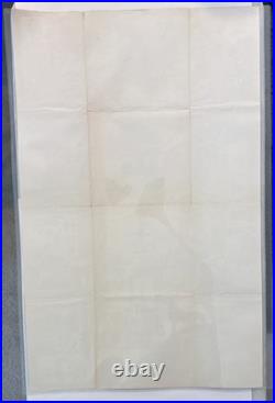 RARE VTG 1972 Walt Disney World Show Me America Musical Tour Poster 36.25 x 23