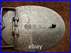 RARE Vintage Walt Disney World Brass belt buckle Mickey donald goofy minnie