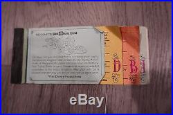 RARE Vintage Walt Disney World Magic Kingdom adult admission book ticket coupon