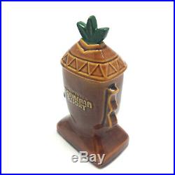 RARE Vintage Walt Disney World Polynesian Resort Tiki Mug Cup with Lid
