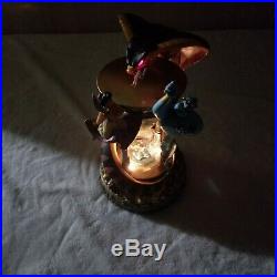 RARE! Walt Disney World Aladdin Hourglass Snowglobe with lights & music