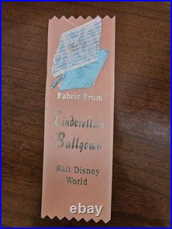 RARE Walt Disney World Cinderella's Ballgown Fabric Authentic Costuming