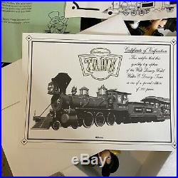 RARE Walt Disney World Golden Train Set Limited Edition No. 94 of 300