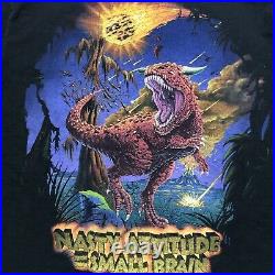 Rare 1998 Walt Disney World Countdown To Extinction Dinosaur Graphic T-Shirt HTF