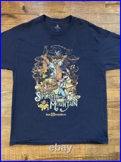 Rare 2017 Disney Splash Mountain Shirt Size L Walt Disney World