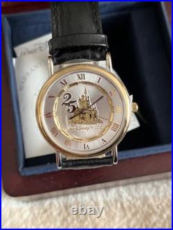 Rare Collector's Disney World 25 Year Anniversary Watch