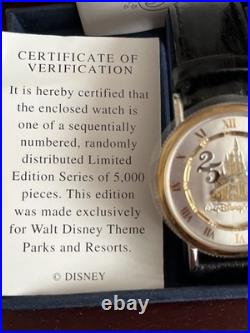 Rare Collector's Disney World 25 Year Anniversary Watch
