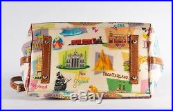 Rare Disney Dooney & Bourke Walt Disney World Retro Satchel Purse Bag Crossbody