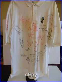 Rare Imagineer Signature Shirt Signed by Imagineers 1996 Walt Disney World