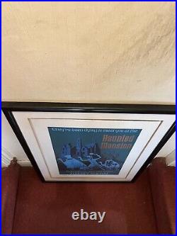 Rare Marc Davis Signed Walt Disney World Haunted Mansion Giclee lithograph