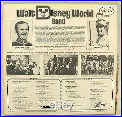 Rare Rare 1972 Walt Disney World Band Record Album Buena Vista Records Ster 3337