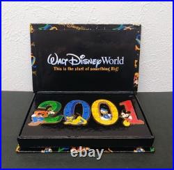 Rare! Retro Walt Disney World 2001 Limited Edition Cosmetic Box Pin