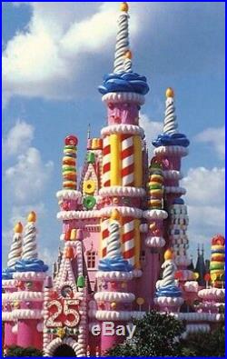 Rare Walt Disney World 25th Anniversary Castle Blow Up Section