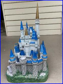 Rare Walt Disney World Cinderella Castle Big Fig Statue Figurine