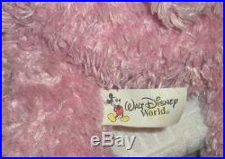 Rare Walt Disney World HIDDEN MICKEY PRE DUFFY PINK 17 Plush BEAR