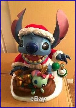 Rare Walt Disney World Limited Edition 300 Christmas Santa Stitch Big Fig