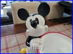 Rare Walt Disney World Mickey Mouse Server Big Fig Statue