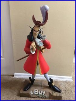 Rare Walt Disney World Peter Pan's 28 Captain Hook Big Fig FIGURE