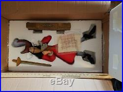 Rare Walt Disney World Peter Pan's 28 Captain Hook Big Fig FIGURE NEW w BOX COA
