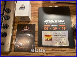 Rare Walt Disney World Star Wars Galaxys Edge Opening Team Cast Exclusive Band