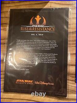 Rare Walt Disney World Star Wars Galaxys Edge Opening Team Cast Exclusive Band