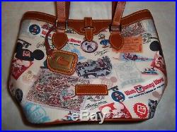 Retired Disney Dooney & Bourke Walt Disney World 40th Anniversary Bucket Bag