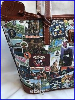 Run Walt Disney World 2018 Marathon Dooney & And Bourke Shopper Tote Bag Purse 4