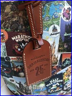 Run Walt Disney World 2018 Marathon Dooney & And Bourke Shopper Tote Bag Purse 5