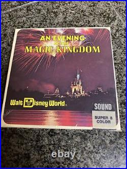 SEALED Walt Disney Super 8 Color Sound FILM AN EVENING AT THE MAGIC KINGDOM