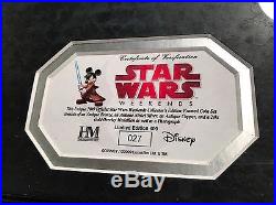 STAR WARS WEEKENDS Walt Disney World -Framed Coin Set Limited 027 / 600
