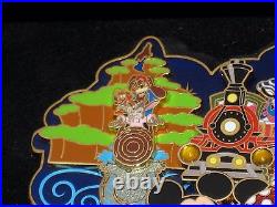 SUPER JUMBO LE Disney Pin Splash Mountain Mickey Haunted Mansion Pirates Train++
