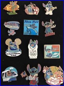 Set of 40 Stitch Pins- Walt Disney World, Disney Store, Limited Editions