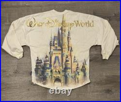 Spirit Jersey Walt Disney World 50th Anniversary Cream Long Sleeve Shirt XS