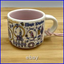 Starbucks Disney World Magic Kingdom 50th Anniversary 2oz. Mini mug New