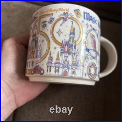 Starbucks Magic Kingdom Walt Disney World 50th Anniversary Mug 2021 Disney