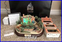 THE HAUNTED MANSION Olszewski Miniature Lighted 3 Displays COA Walt Disney World