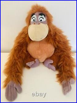 The Jungle Book King Louie Soft Toy Disney World Orangutan Plush Toy Rare