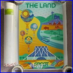 The Land Serigraph Poster, EPCOT Center, 242/300, Walt Disney World, Living with