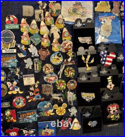 Trading Pins Lot Of 86 Walt Disney World Vintage Rare Plus 40 Year Lanyard