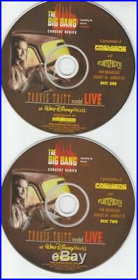 Travis Tritt Recorded Live At Walt Disney World PROMO 2-Disc Set MUSIC AUDIO CD