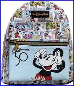Unreleased Walt Disney World Exclusive Loungefly 50th Mickey Backpack New NWT