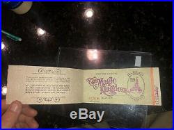 Unused 1973-walt Disney World 8 Adventures Adult Magic Kingdom Admission Book