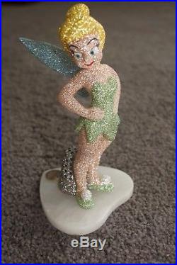 Used $9500 WALT Disney World Swarvoski crystal Tinkerbell statue rare Tink