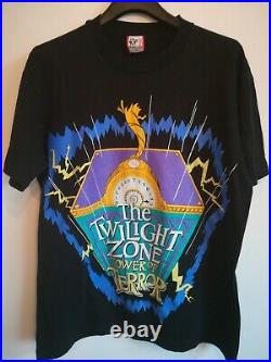 VERY RARE Made In USA Size XL Disney The Twilight Zone Tower of Terror T Shirt