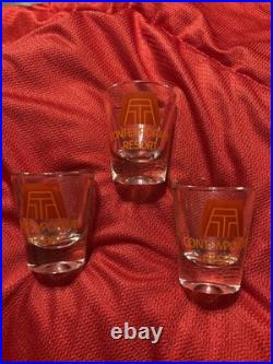 VINTAGE 1970s Walt Disney World CONTEMPORARY RESORT Hotel Set Of 3 Shot Glasses
