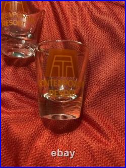 VINTAGE 1970s Walt Disney World CONTEMPORARY RESORT Hotel Set Of 3 Shot Glasses