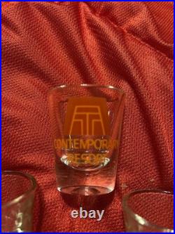 VINTAGE 1970s Walt Disney World CONTEMPORARY RESORT Hotel Set Of 3 Shot Glasses